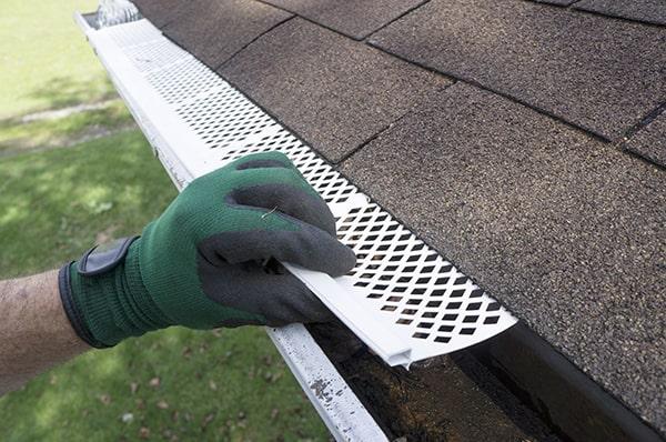 gutter guards provide a barrier that can help prevent pests like birds and rodents from nesting in your gutters